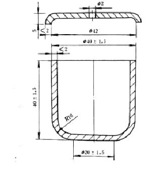 坩堝和坩堝蓋瓷質尺寸圖